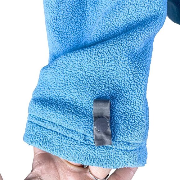The North Face Fleece Jacket Womens Size L Ridge Fleece Full Zip Sky Blue Jacket - Picture 7 of 13
